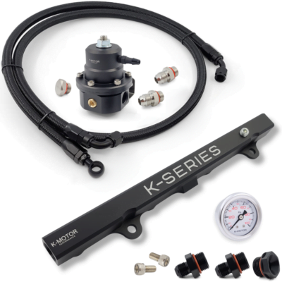 6AN Tucked K Swap Fuel Line Kit For K Series K20 K24 Engines ( Side Feed ) - K-MOTOR