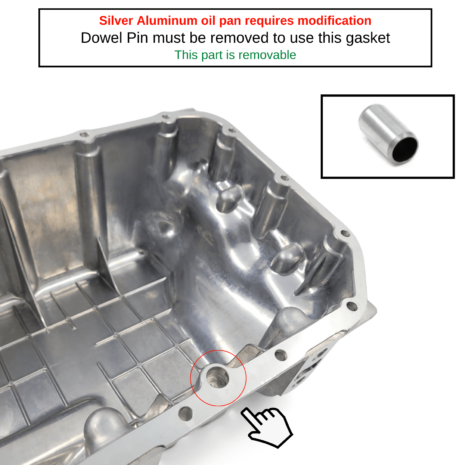Oil Pan Gasket - Replacement For Honda Acura K-Series K20 K24 - 2.0L 2.4L Engine