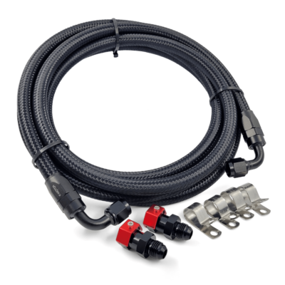 6AN Braided Fuel Feed Line Kit for 10th Gen Honda Civic 1.5T 2016+ | K-MOTOR