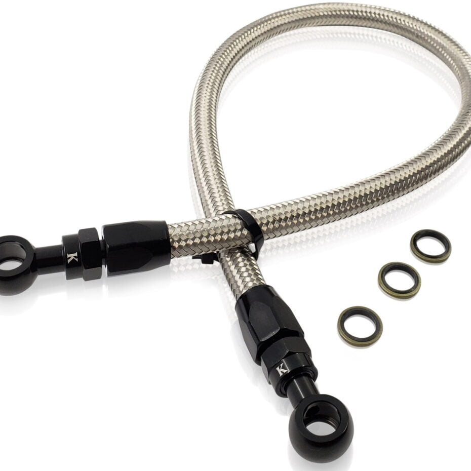 K Motor Braided Fuel Line Kit For Honda Civic Acura Integra Crx