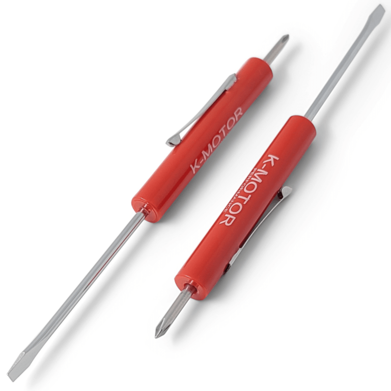 Pocket Screwdriver With Clip Set – Double End – Phillips and Slottet